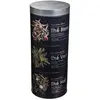 5FIVE FIVE Simply Smart - Boîte à Thé 3 Compartiments Relief II 26cm Noir