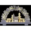Déco de Noël Lumineuse Village en bois 8 Led Blanc Chaud - Feeric Christmas