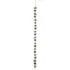 ATMOSPHERA Guirlande de Noël en rondins et perles de Bois L 150 cm