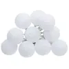 Atmosphera Guirlande Led 10 Boules - Blanc