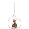 Atmosphera Fééric Lights and Christmas - Boule de Noël en Verre Ouverte 9cm Transparent