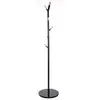 Five - Porte-manteaux en Bois et Métal Noir 6 Patères h 175.5 cm