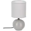 Lampe de chevet - ATMOSPHERA - Timeo - Céramique - Gris clair - 60W