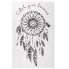 AC-DÉCO Sticker texte Attrape rêves 50x32 - Atmosphera créateur d'intérieur