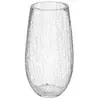 Atmosphera Créateur D'intérieur - Vase bombé verre craquelé H27cm