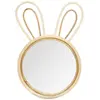 Atmosphera Kids - Miroir mural enfant en bambou Wild - Diam. 24 cm - Wild