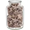JJA Atmosphera Décoration de Noël à suspendre en bois étoile Terre sauvage - Beige
