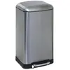 Five - Poubelle en Métal 30 litres Coloris INOX Ouverture à pédale