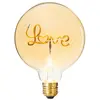 Ampoule Décoration - Atmosphera - Love - D. 12,5 x H. 17 cm - E27 - 2W