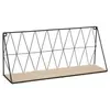 Atmosphera Créateur d'intérieur - Etagère Murale Design Wire 48cm Noir