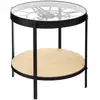 Atmosphera Créateur D'intérieur - Table Cafe Pendule Meca Noir Atmosphera