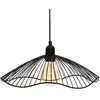 ATMOSPHERA CREATEUR D'INTERIEUR Suspension Métal - Style contemporain - Noir - Ø 34 cm - Fil Galt