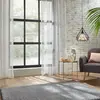 ATMOSPHERA - Voilage design 3D Pois couleur or - 140 x 240 cm - Blanc - 3D Pois