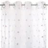 Atmosphera Rideau multi pompons - Rose