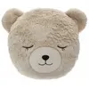 Atmosphera Créateur D'intérieur - Coussin tête d'ours enfant Beige 27x27 cm