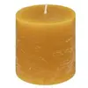 Atmosphera Créateur D'intérieur - Bougie rustique jaune 220g
