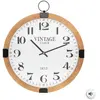 ATMOSPHERA Créateur d'intérieur - Horloge Murale Silencieuse Gousset 38cm Naturel