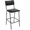 Atmosphera Créateur D'intérieur - Chaise de bar Dario cuir noir