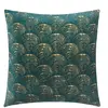 Atmosphera Créateur D'intérieur - Housse de coussin vert cèdre 40x40cm