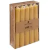 Lot de 10 bougies bâtons jaune 45g - Atmosphera créateur d'intérieur