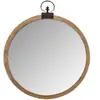 Atmosphera Créateur d'intérieur - Miroir Mural Vintage Gousset 73cm Marron