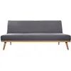 Canapé convertible Dohan 3 places gris ardoise Atmosphera Créateur D'intérieur