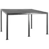 HESPERIDE Tonnelle autoportante aluminium Hespéride Avila graphite 4 x 3 m