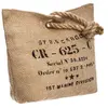 ATMOSPHERA CREATEUR D'INTERIEUR Cale-porte en jute vintage - Loft - L 25 cm x l 10 cm x H 18 cm - Beige