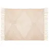 3S. x Home Tapis Coton Sable Cuivre 60 x 90 Box motifs gros losange