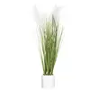 Atmosphera Créateur D'intérieur - Plante artificielle Plumeau pot ciment H70cm
