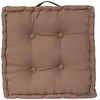 Atmosphera Créateur D'intérieur - Coussin de sol taupe 40x40cm