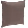 ATMOSPHERA Coussin déhoussable - 38 x 38 cm - Coton et polyester - Taupe