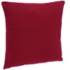 ATMOSPHERA Coussin déhoussable - 38 x 38 cm - Coton et polyester - Rouge