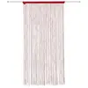 Rideau fil - rouge - 90x200 cm - Rouge - Atmosphera createur d'interieur