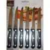 Secret de Gourmet - Lot de 6 Couteaux de Table Steak 27cm Noir