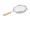 AC-Déco Secret de Gourmet - Lot de 3 passoires inox + poignées en bois INOX