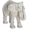 Statuette - ATMOSPHERA - Éléphant Blanc - H 15 cm - Polyrésine - Beige