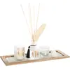 Atmosphera Comptoir de la Bougie - Coffret Senteur 8 Pièces Plume 37cm Bois de Gaiac