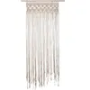 Atmosphera - Rideau fil macramé été indien 90X200 Beige