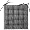 Atmosphera - Galette de chaise Otto gris 38x38cm créateur d'intérieur