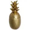 Atmosphera Créateur D'intérieur - Boîte ananas Living doré H9,5cm