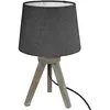 Atmosphera Créateur D'intérieur - Lampe mini trépied gris H31cm