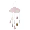 Atmosphera - Suspension Enfant Nuage - Coton et métal - Rose - H61-5 cm