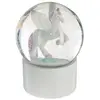Boule à neige licorne gris D10cm - Atmosphera créateur d'intérieur