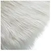 Atmosphera Créateur D'intérieur - Tapis enfant fausse fourrure blanc D90cm