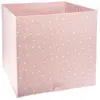 Atmosphera Créateur D'intérieur - Bac de rangement Etoile rose 29x29cm