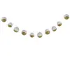 But Atmosphera for Kids - Guirlande Lumineuse Boule 178cm Blanc & Or