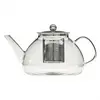 Théière en Inox et Verre avec filtre 1,3 L - Secret de Gourmet