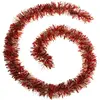 Feeric Light & Christmas Guirlande de Noël large 10 cm Rouge et Or Longueur 2 mètres