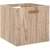 FIVE Boite de rangement pliable en bois - 31 x 31 cm - Naturel TU